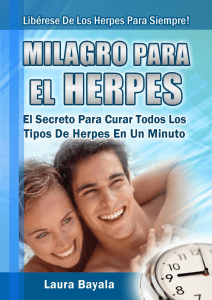 MILAGRO PARA EL HERPES PDF GRATIS