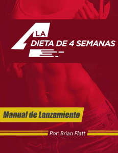 LA DIETA DE 4 SEMANAS PDF DESCARGAR BRIAN FLATT 
